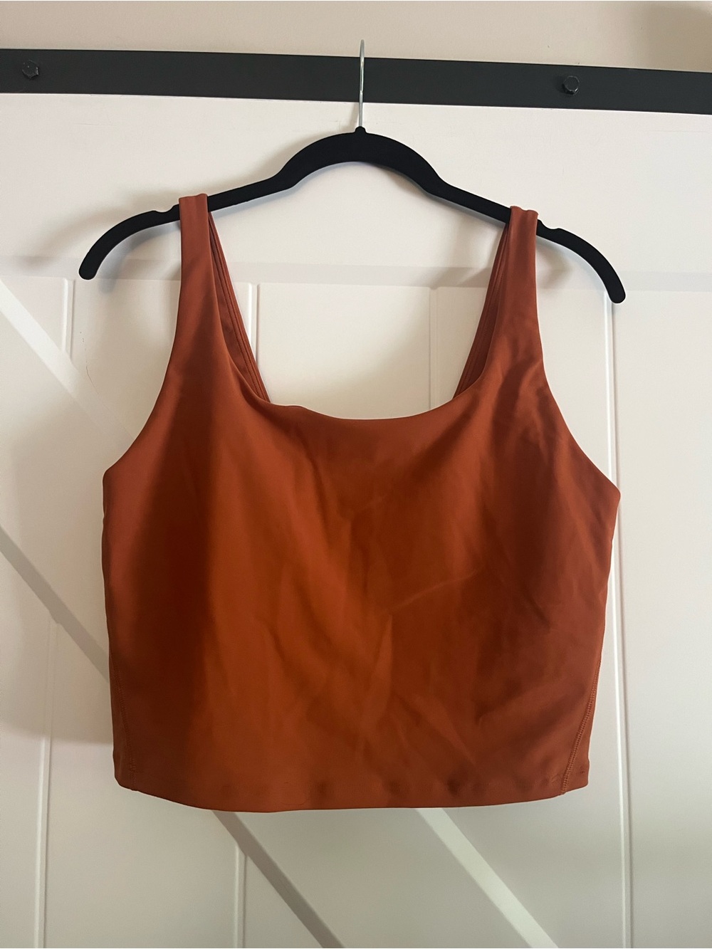 Burnt Orange Cropped Tank